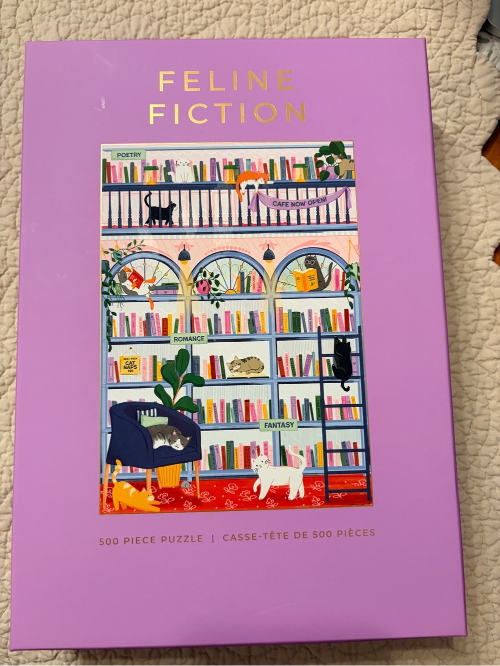500-Piece Puzzle — Hobbry Feline Fiction